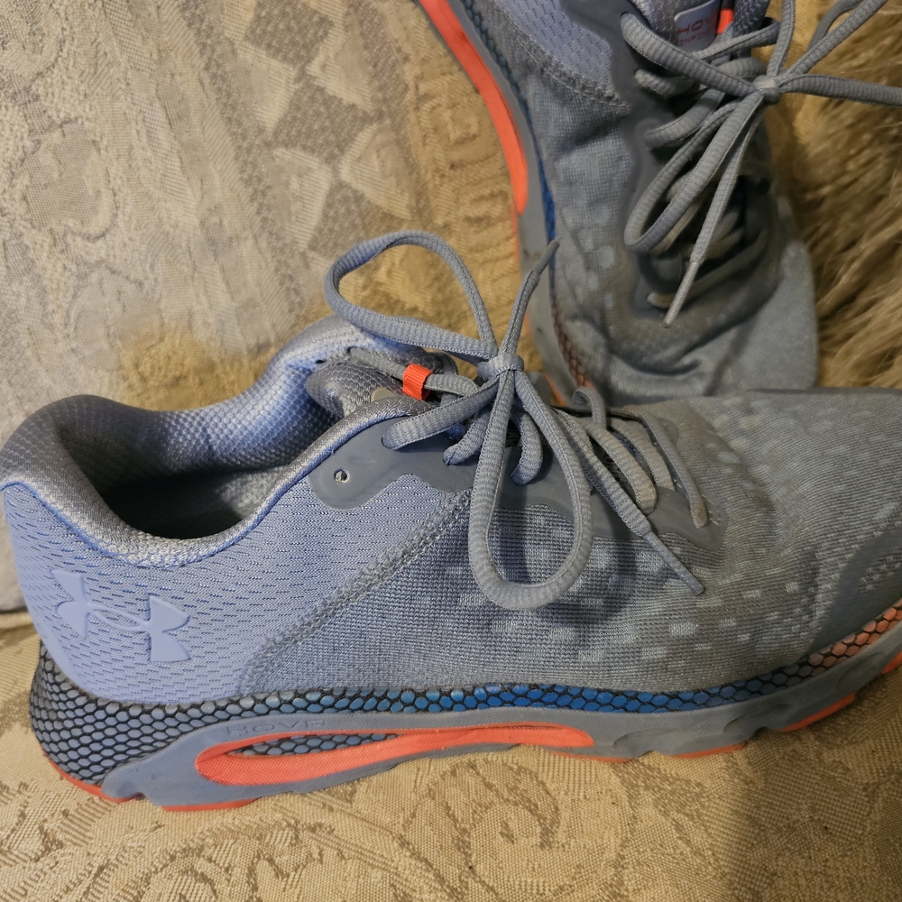 Under Armour Gray and Red Athletic Shoes